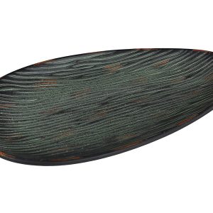 Podstawka drewniana Kongo 16,5 cm zielona 51186 Podstawka drewniana Kongo 16,5 cm zielona 51186