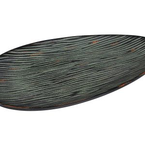 Podstawka drewniana Kongo 22 cm zielona 51187 Podstawka drewniana Kongo 22 cm zielona 51187