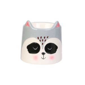 Podstawka na jajko szop ceramiczna szaro-biała 716052 Podstawka na jajko szop ceramiczna szaro-biała 716052