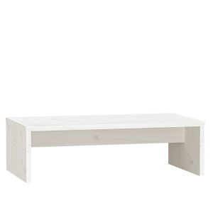 Podstawka Pod Monitor Biała Drewniana Stolik Półka 50x27x15 cm 769676 Podstawka Pod Monitor Biała Drewniana Stolik Półka 50x27x15 cm 769676