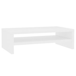 Podstawka Pod Monitor Biała Stolik Półka 42x24x13 cm 765165 Podstawka Pod Monitor Biała Stolik Półka 42x24x13 cm 765165