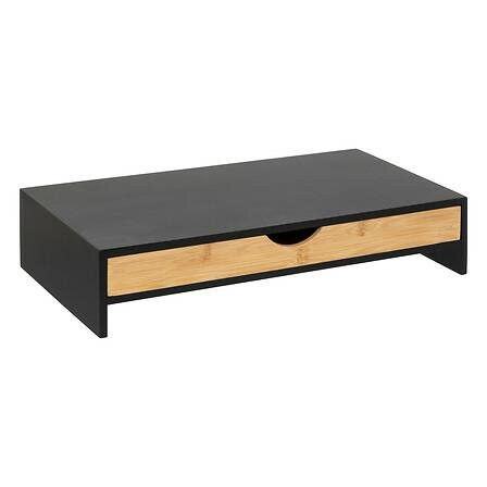 PODSTAWKA POD MONITOR Blackbamboo z szufladą BAMBUS i MDF 414751
