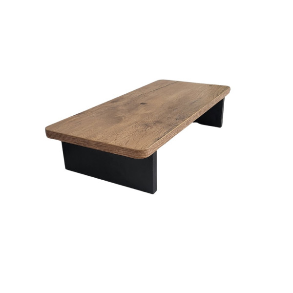 Podstawka pod monitor Dąb Lancelot / Czarny Onyx 230296