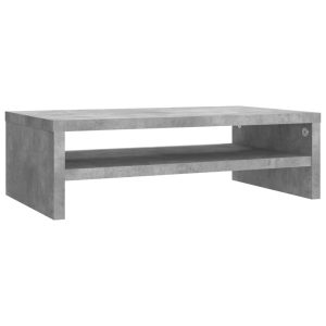 Podstawka pod monitor kolor betonowy szary 42x24x13 cm 765158 Podstawka pod monitor kolor betonowy szary 42x24x13 cm 765158
