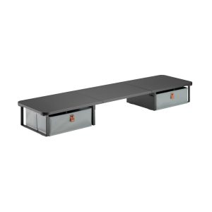 Podstawka pod monitor Spacetronik Hugel Czarna Organizer 290636 Podstawka pod monitor Spacetronik Hugel Czarna Organizer 290636
