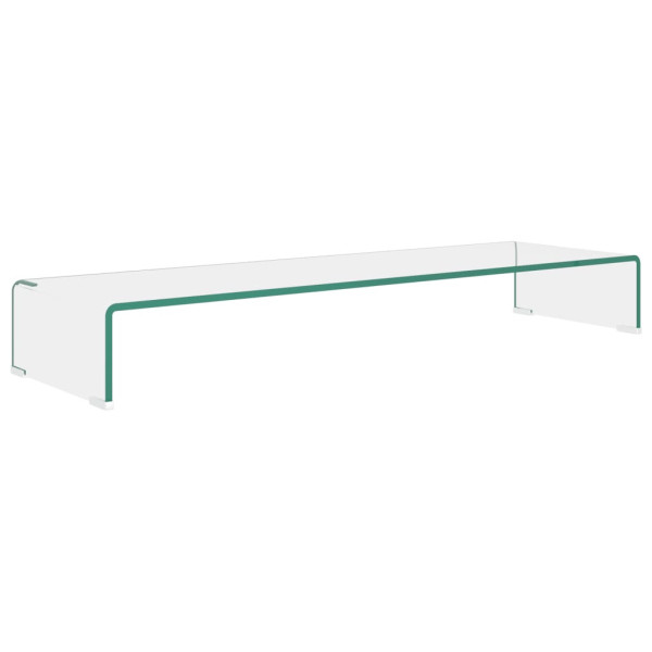 Podstawka pod monitor / telewizor szklana 100x30x13 cm 764700