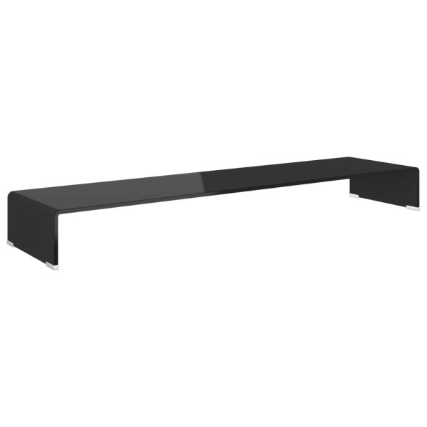 Podstawka pod monitor / telewizor szklana 120x30x13 cm 764693