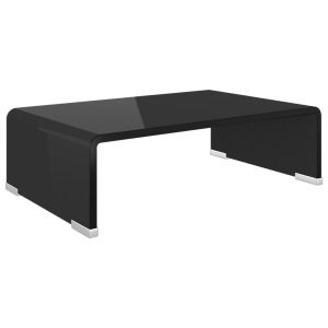 Podstawka pod monitor / telewizor szklana 40x25x11 cm 764708 Podstawka pod monitor / telewizor szklana 40x25x11 cm 764708