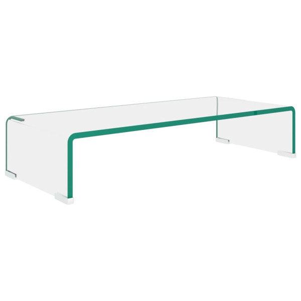 Podstawka pod monitor / telewizor szklana 60x25x11 cm 764707