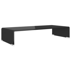 Podstawka pod monitor / telewizor szklana 70x30x13 cm 764698 Podstawka pod monitor / telewizor szklana 70x30x13 cm 764698