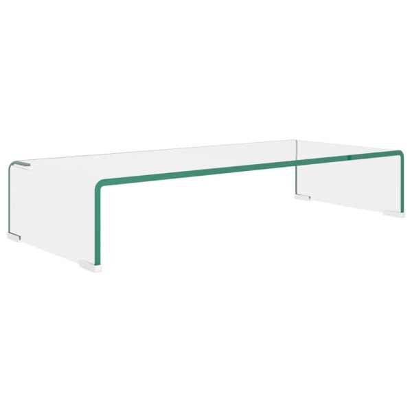 Podstawka pod monitor / telewizor szklana 70x30x13 cm 764697