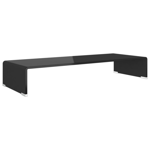 Podstawka pod monitor / telewizor szklana 80x30x13 cm 764699