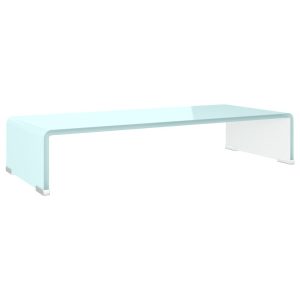 Podstawka pod monitor / TV zielone szkło 60x25x11 cm 764696 Podstawka pod monitor / TV zielone szkło 60x25x11 cm 764696