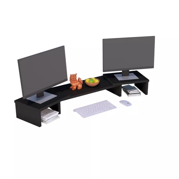 Podstawka rozsuwana pod monitor Czarny Onyx 410961