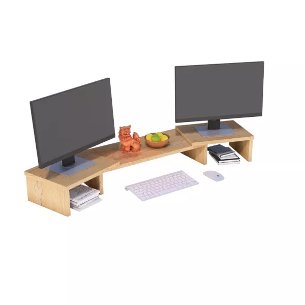 Podstawka rozsuwana pod monitor Dąb Lancelot 410966