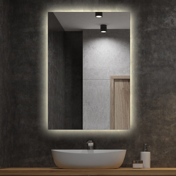 Podświetlane Lustro LED Do Makijażu i Wizażu 80x60 110811