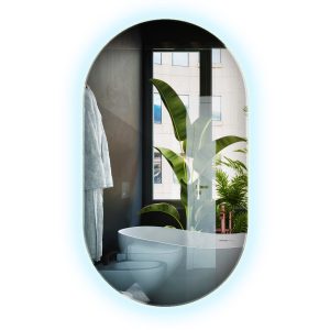 Podświetlane lustro LED Wallfluent 58 x 100 cm zimna barwa światła 896355 Podświetlane lustro LED Wallfluent 58 x 100 cm zimna barwa światła 896355