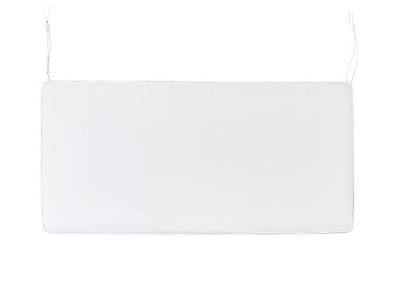 Poducha ogrodowa na ławkę 112 cm biała 298070