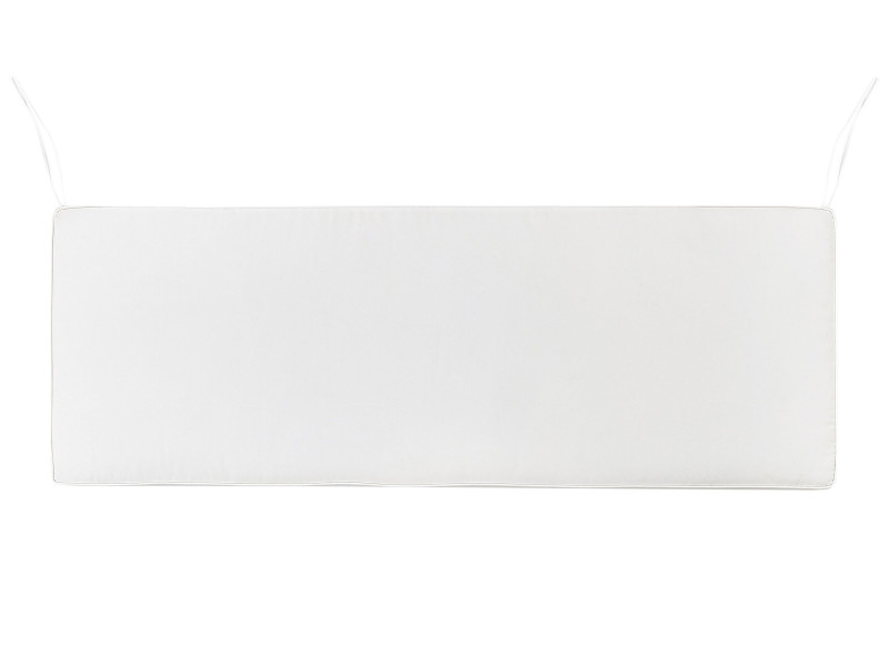 Poducha ogrodowa na ławkę 152 cm biała 298073
