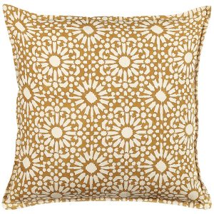 Poduszka bawełniana 45 x 45 cm beżowa 63980 Poduszka bawełniana 45 x 45 cm beżowa 63980