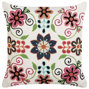 Poduszka bawełniana 50 x 50 cm wielokolorowa 64702 Poduszka bawełniana 50 x 50 cm wielokolorowa 64702