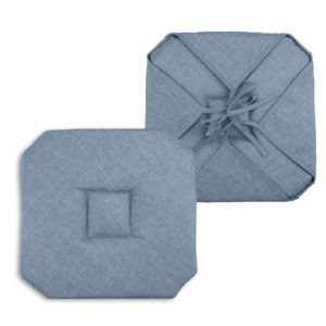 Poduszka BEA 40×40 cm niebieska do krzesła 762828 Poduszka BEA 40×40 cm niebieska do krzesła 762828