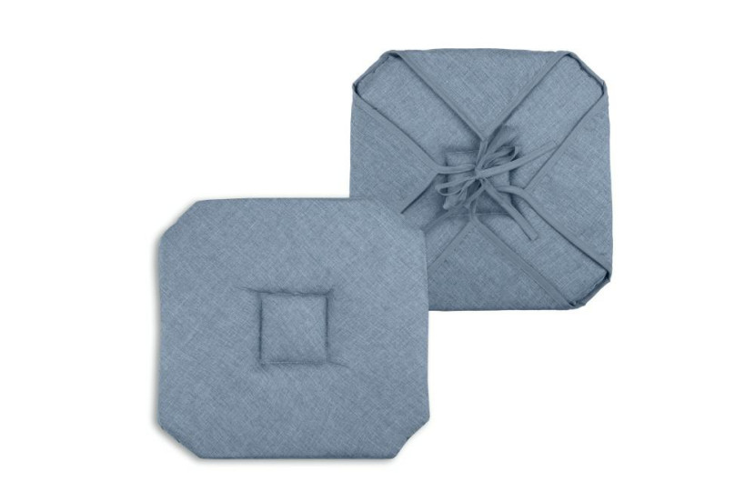 Poduszka BEA 40x40 cm niebieska do krzesła 762828