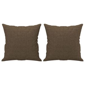 Poduszka Brąz Tkanina vidaXL 411593 Poduszka Brąz Tkanina vidaXL 411593