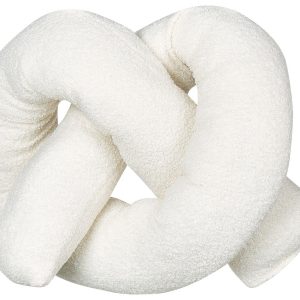 Poduszka dekoracyjna 172 x 14 cm teddy biała 169290 Poduszka dekoracyjna 172 x 14 cm teddy biała 169290