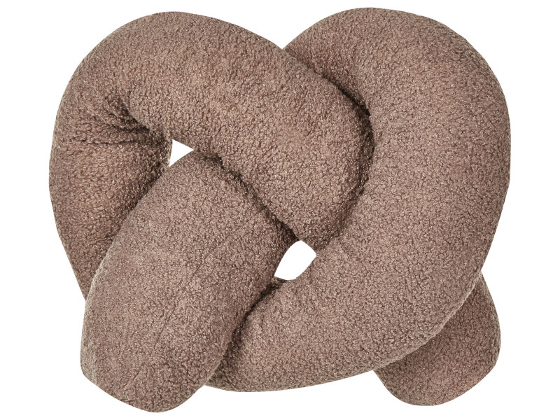 Poduszka dekoracyjna 172x14 cm teddy brązowa 169238
