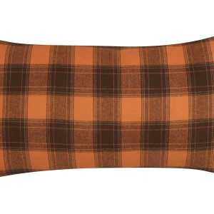 Poduszka dekoracyjna 40×70 cm pomarańczowo-czarna 282997 Poduszka dekoracyjna 40×70 cm pomarańczowo-czarna 282997
