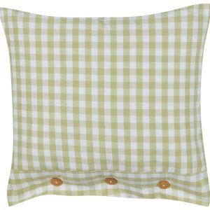Poduszka dekoracyjna 45×45 cm oliwkowo-biała 282909 Poduszka dekoracyjna 45×45 cm oliwkowo-biała 282909