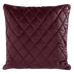 Poduszka dekoracyjna 50×50 Velvet bordowa welurowa 233269 Poduszka dekoracyjna 50×50 Velvet bordowa welurowa 233269