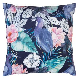 Poduszka dekoracyjna Bird 45×45 cm niebieska 45925 Poduszka dekoracyjna Bird 45×45 cm niebieska 45925