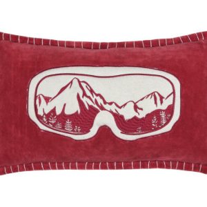 Poduszka Dekoracyjna CHAMONIX 30×50 cm Gogle Góry Czerwona do Salonu 645712 Poduszka Dekoracyjna CHAMONIX 30×50 cm Gogle Góry Czerwona do Salonu 645712