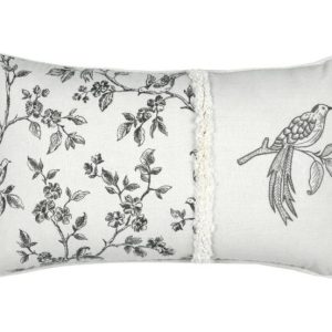 Poduszka Dekoracyjna CLARINE 30×50 cm Ptaki Gałązki do Salonu 645698 Poduszka Dekoracyjna CLARINE 30×50 cm Ptaki Gałązki do Salonu 645698