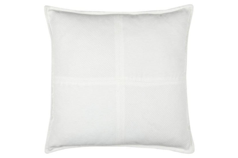 Poduszka Dekoracyjna DANDY 45x45 cm Ecru Sztruks do Salonu 646169