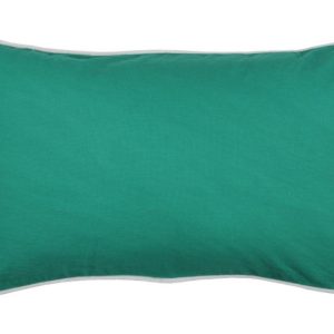 Poduszka dekoracyjna DUO 30×50 cm szmaragdowa z lamówką srebrną 1004591 Poduszka dekoracyjna DUO 30×50 cm szmaragdowa z lamówką srebrną 1004591