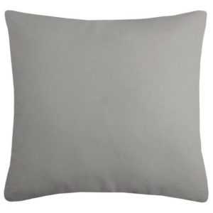 Poduszka dekoracyjna DUO 40×40 cm jasnoszara poszewka bawełna wkład 1004566