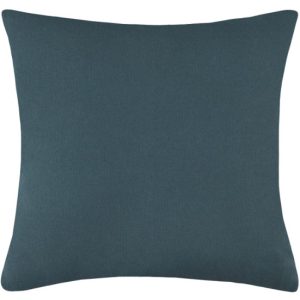 Poduszka dekoracyjna DUO 50×50 kobaltowa jasnobeżowa dwukolorowa gładka 1004583