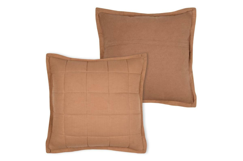 Poduszka Dekoracyjna ELLIE 45x45 cm Camel Pikowana do Salonu 646167