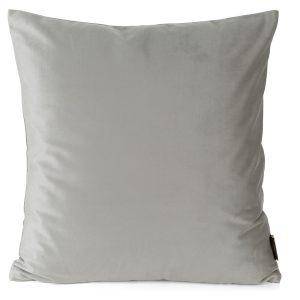 Poduszka dekoracyjna Elora 45×45 cm srebrna 431339