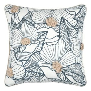 Poduszka Dekoracyjna EUGENIE 40×40 cm Kwiaty do Salonu 646130 Poduszka Dekoracyjna EUGENIE 40×40 cm Kwiaty do Salonu 646130