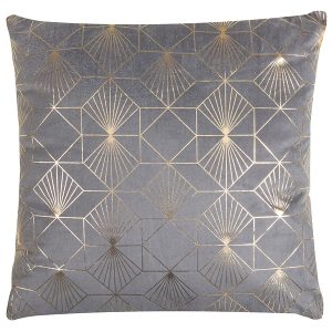 Poduszka dekoracyjna Galactica 45×45 cm szaro-złota 33971 Poduszka dekoracyjna Galactica 45×45 cm szaro-złota 33971