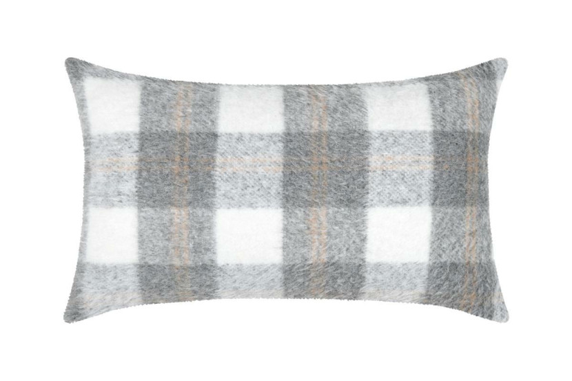 Poduszka Dekoracyjna GRESY 30x50 cm Kratka Futerko do Salonu 646176