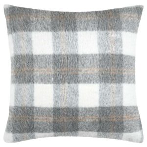 Poduszka Dekoracyjna GRESY 45×45 cm Kratka Futerko do Salonu 646182