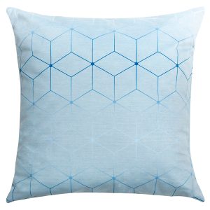 Poduszka dekoracyjna Indus 43×43 cm niebieska 44824