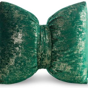 Poduszka dekoracyjna KOKARDA1 nadruk zielona 45×55 cm świąteczna jasiek 807337 Poduszka dekoracyjna KOKARDA1 nadruk zielona 45×55 cm świąteczna jasiek 807337