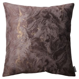Poduszka dekoracyjna Marble 45×45 cm czekoladowa 235955 Poduszka dekoracyjna Marble 45×45 cm czekoladowa 235955