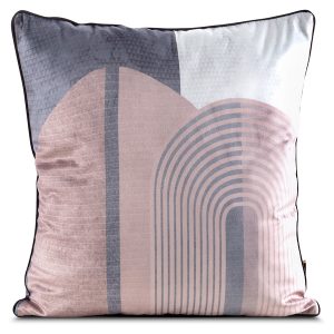 Poduszka dekoracyjna motyw geometryczny 45×45 cm 609006 Poduszka dekoracyjna motyw geometryczny 45×45 cm 609006